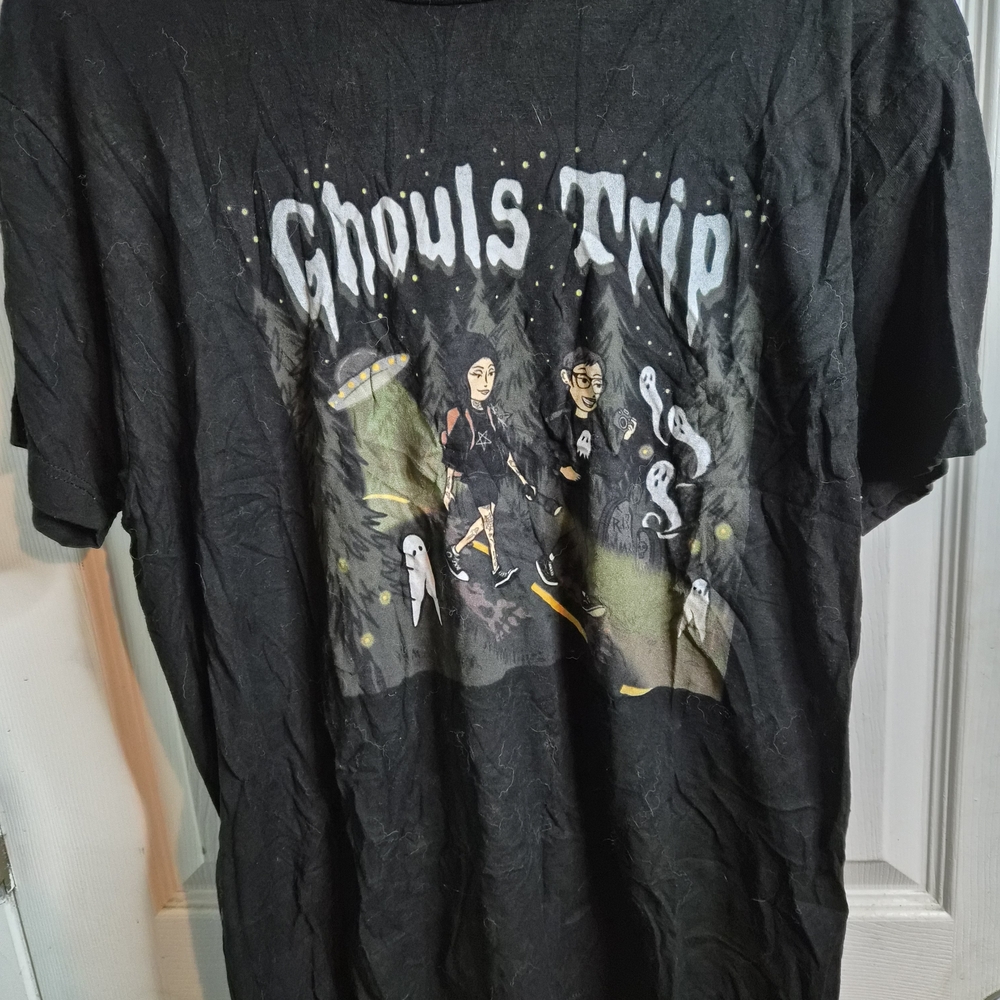 Ghouls Trip Black Graphic T-Shirt